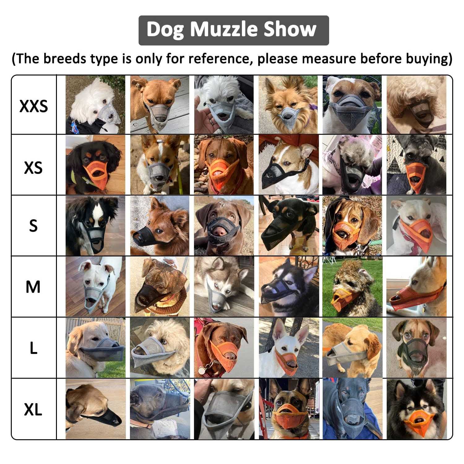 Crazy Felix Nylon Dog Muzzle for Small Medium Large Dogs, Air Mesh Breathable and Drinkable Pet Muzzle for Anti-Biting Anti-Barking Licking - Pet Supplies online store