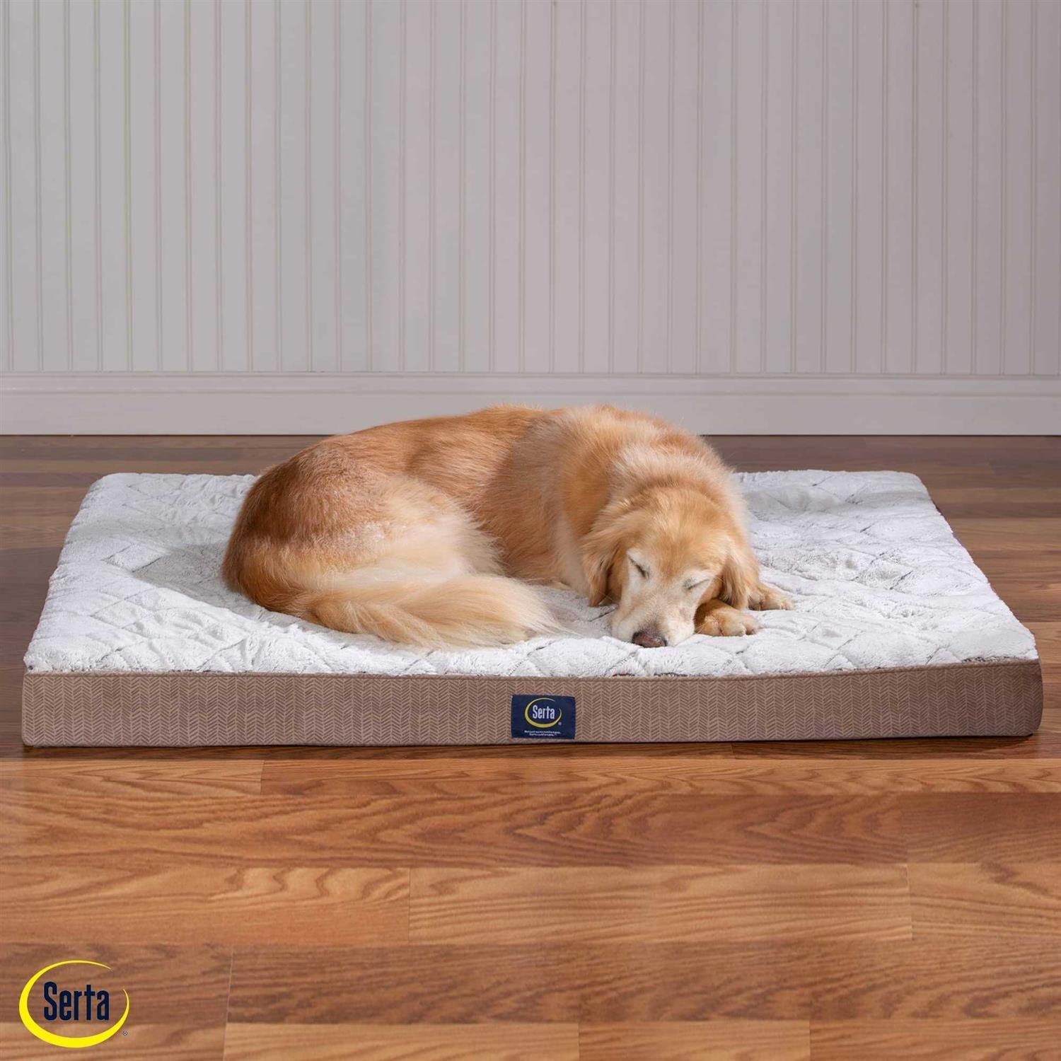 Serta Ortho Foam Quilted Pillowtop Pet Bed - Pet Supplies online store