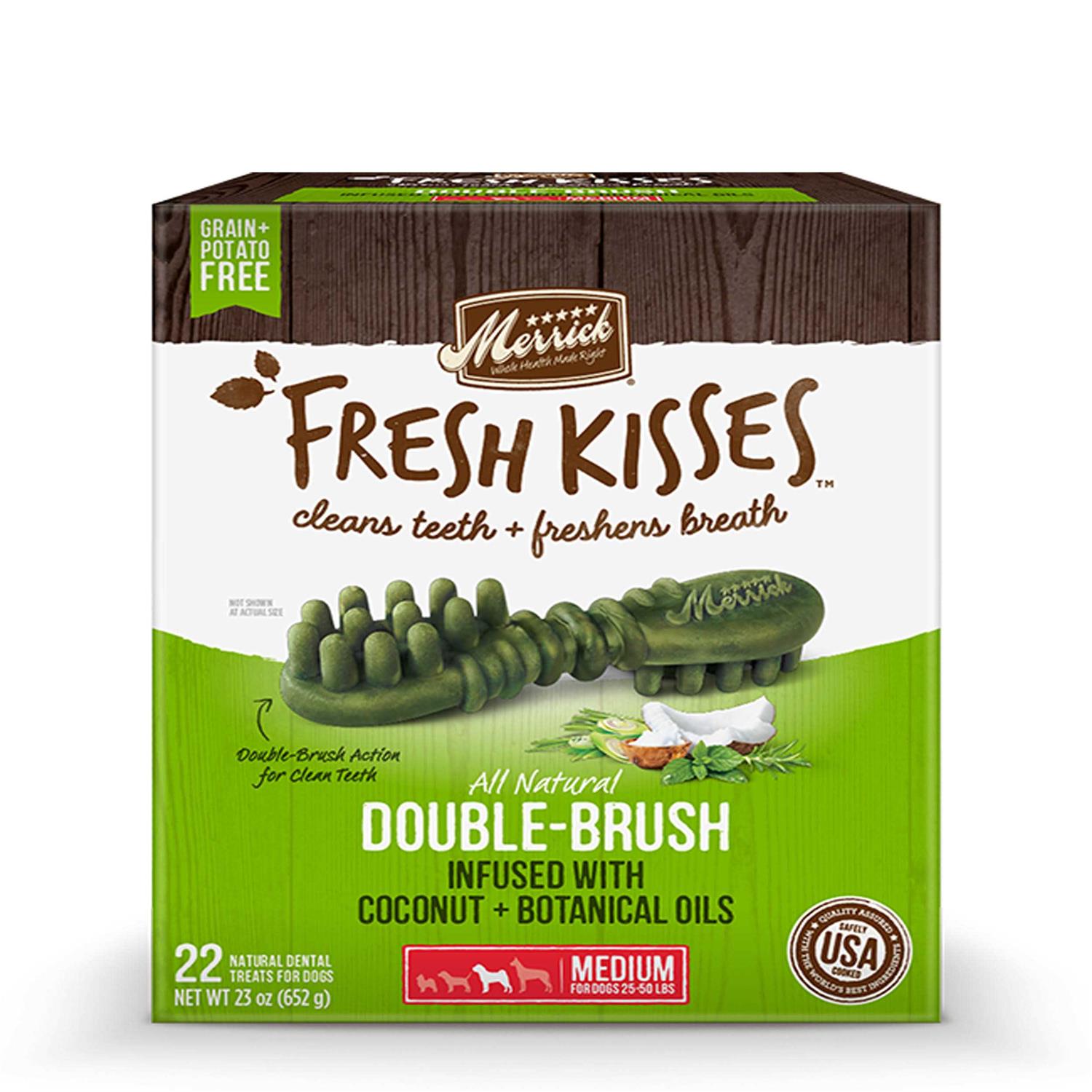 Merrick Fresh Kisses Dental Dog Treats - Pet Supplies online store