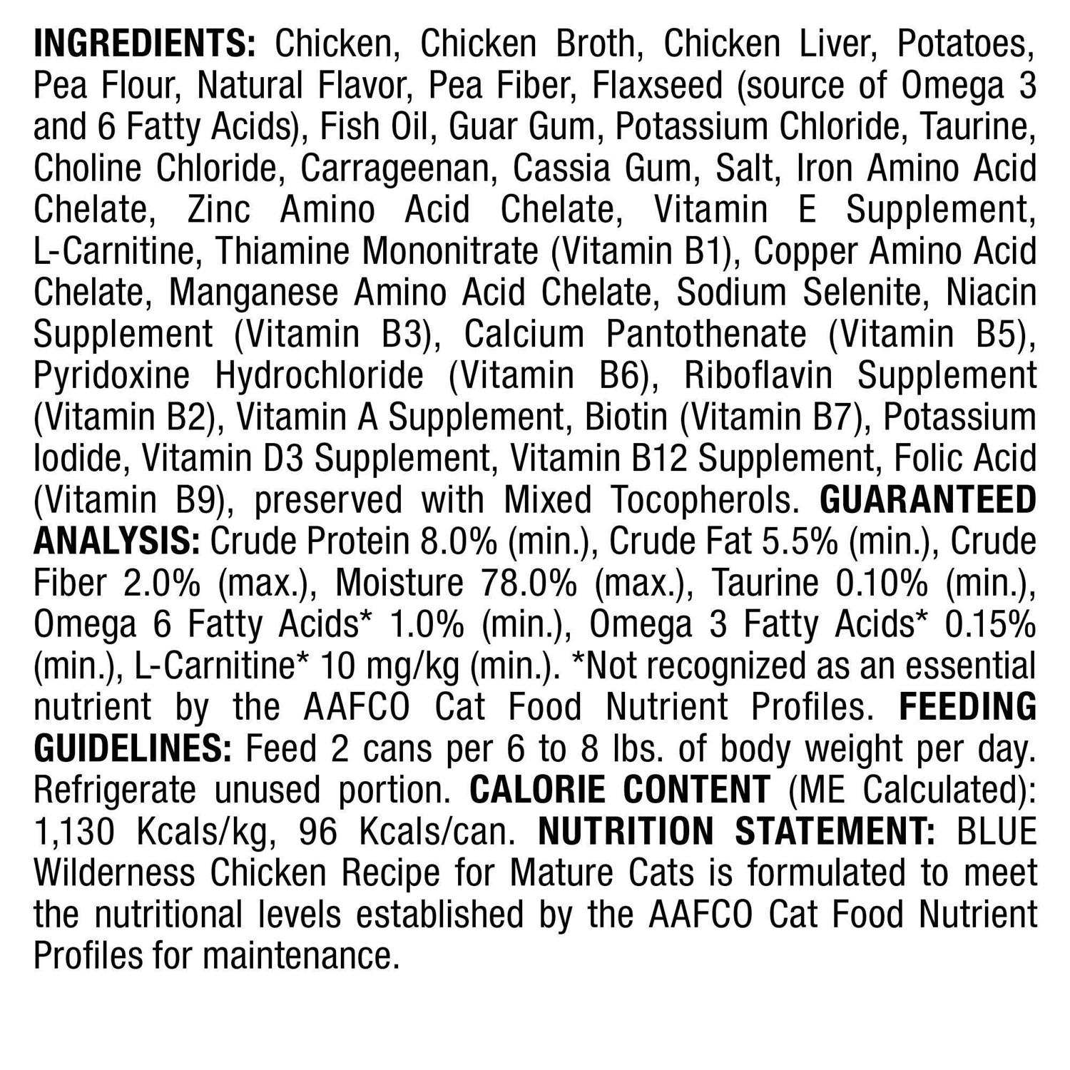 Blue Buffalo Wilderness High Protein Grain Free Wet Cat Food - Pet Supplies online store