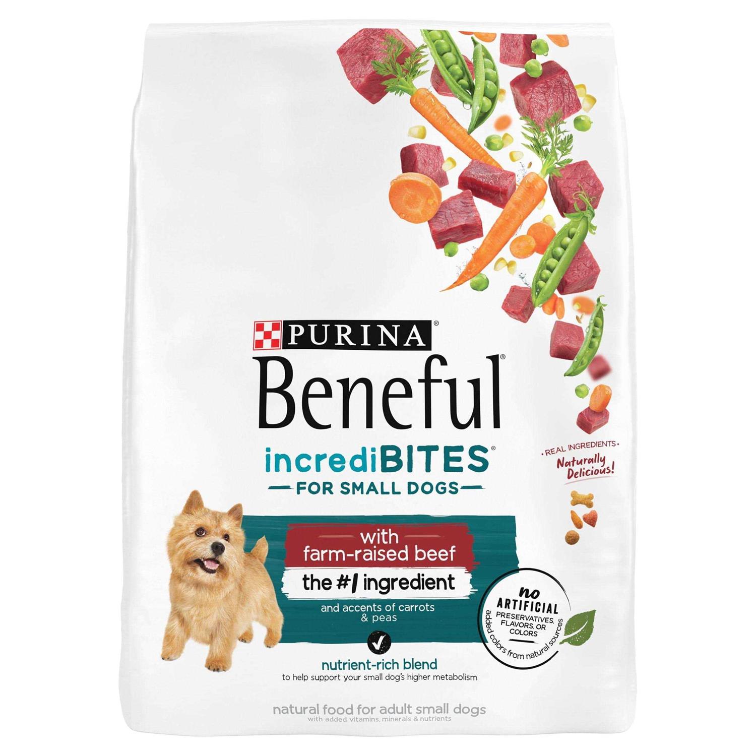 Purina Beneful IncrediBites Beef Dry Dog Food - Pet Supplies online store
