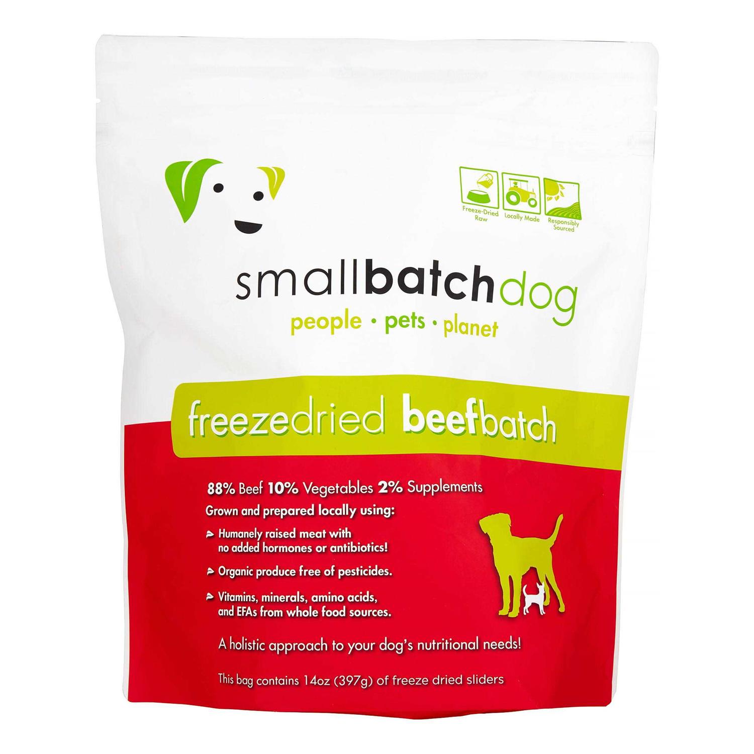 Smallbatch Beef Freeze Dried Sliders - Pet Supplies online store