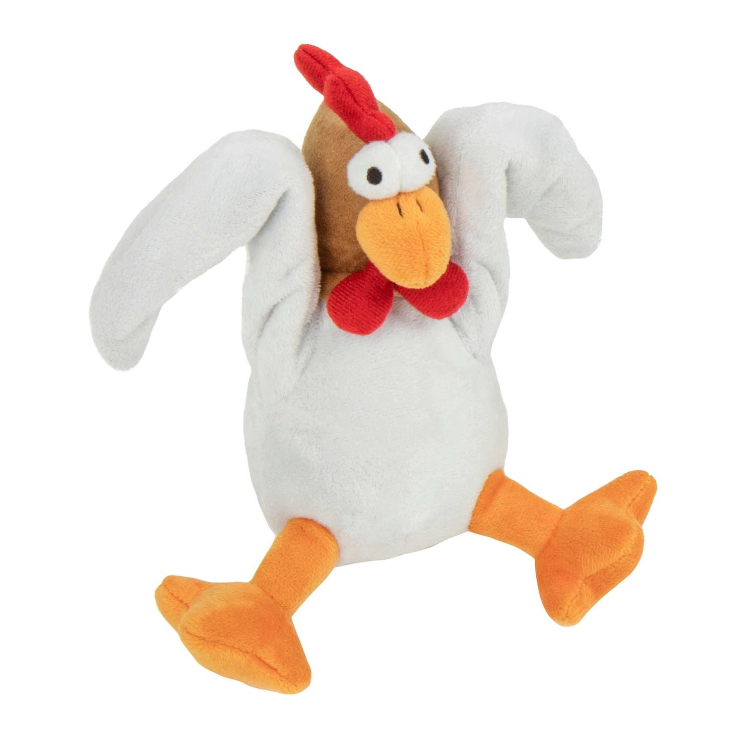 goDog Action Plush Chicken Dog Toy - Pet Supplies online store