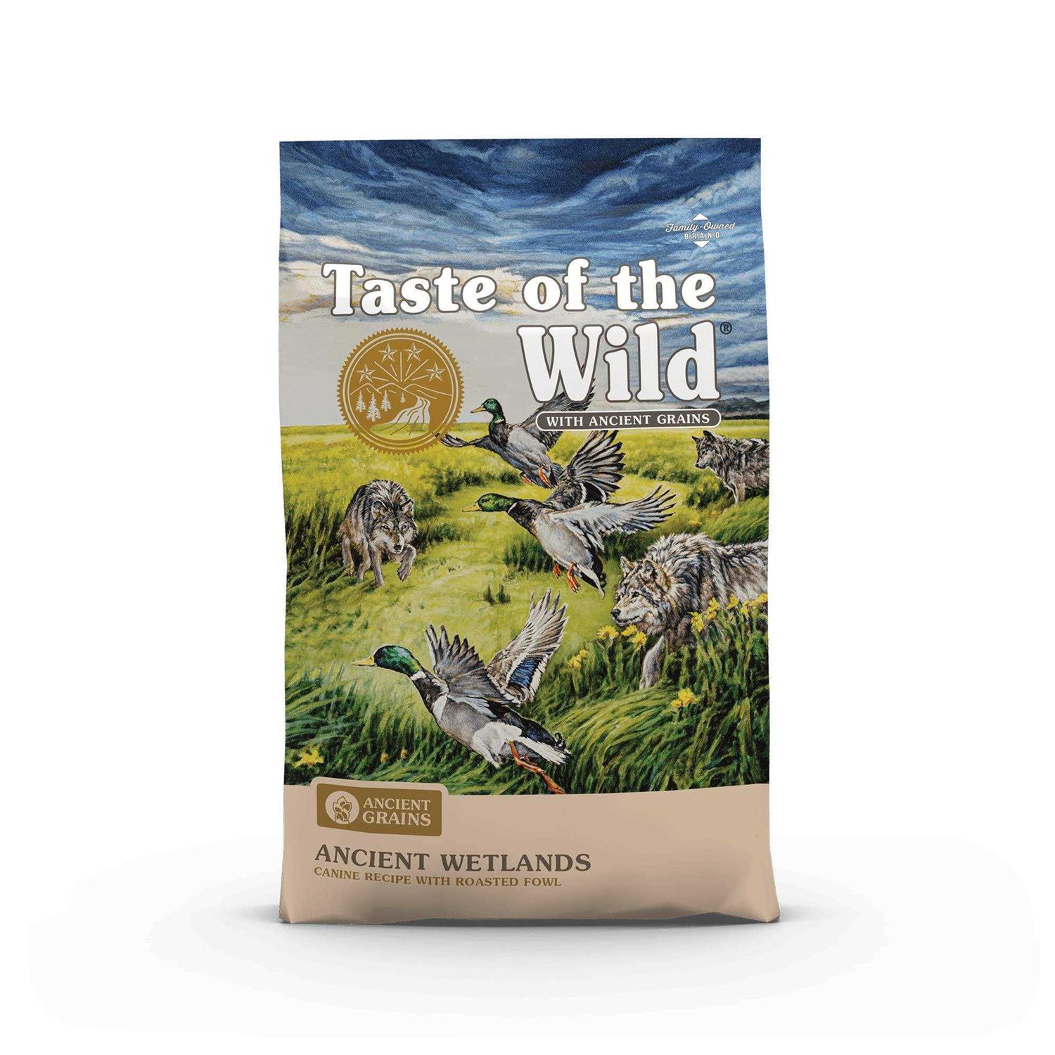 Taste of the Wild Ancient Wetlands with Ancient Grains Dry Dog Food - Pet Supplies online store