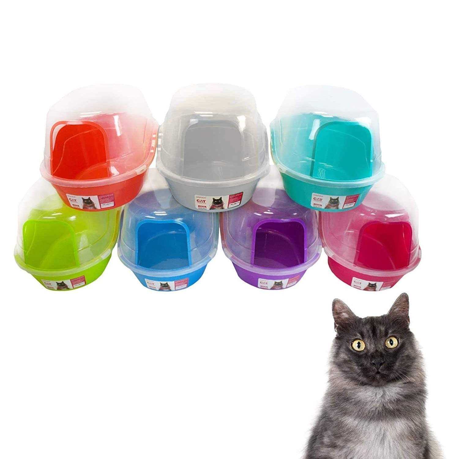 Petphabet Jumbo Hooded Cat Litter Box - Pet Supplies online store