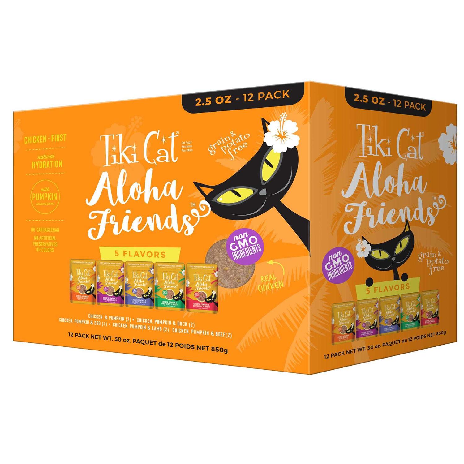 Tiki Cat Aloha Friends Chicken Variety Pack Grain-Free Wet Cat Food - Pet Supplies online store