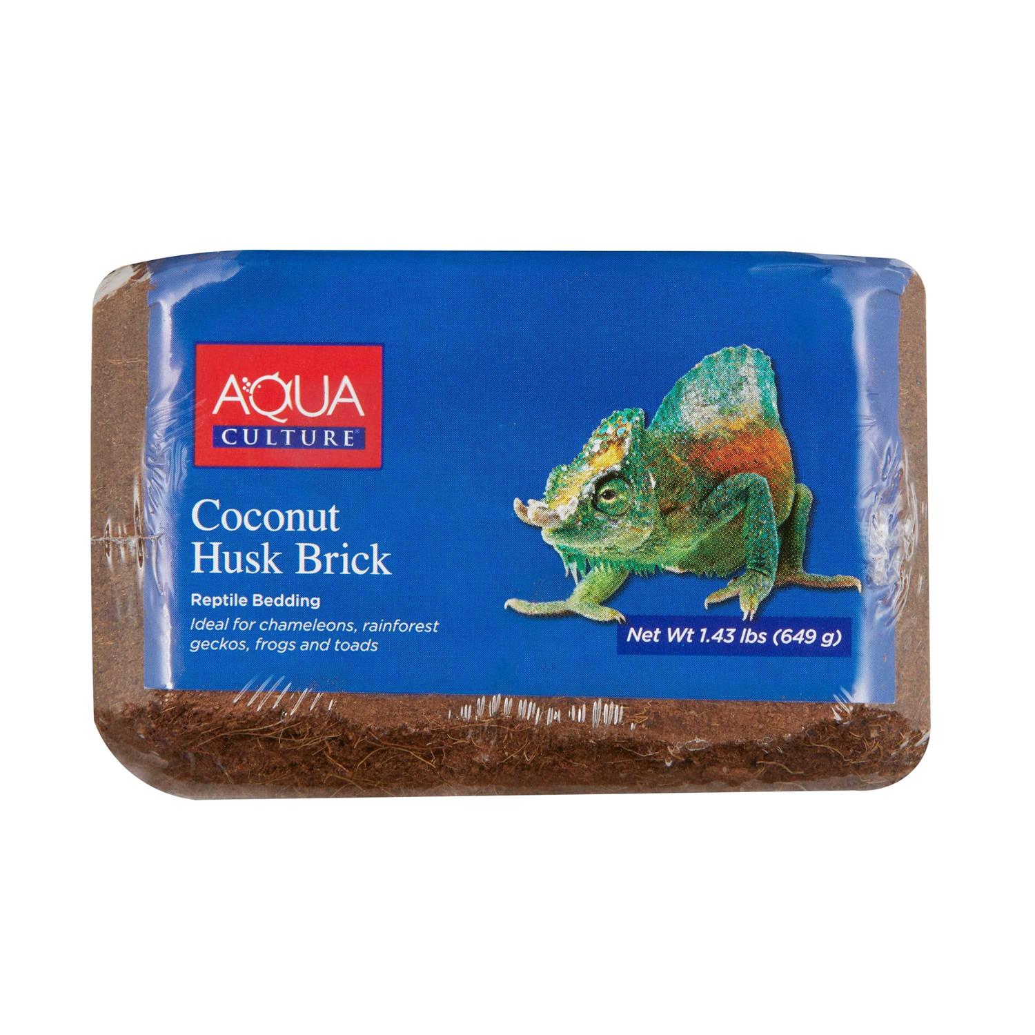 Aqua Culture Coconut Husk Brick Reptile Bedding - Pet Supplies online store