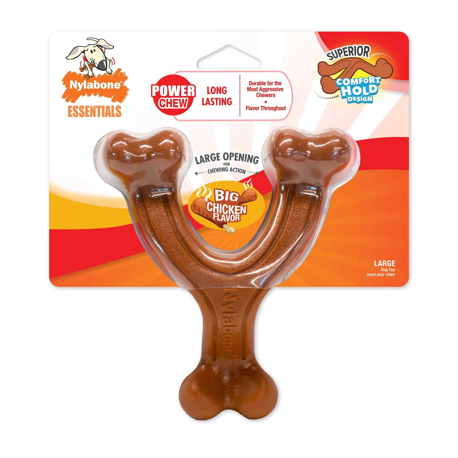 Nylabone Chew Wishbone Power Chew Dog Toy - Pet Supplies online store