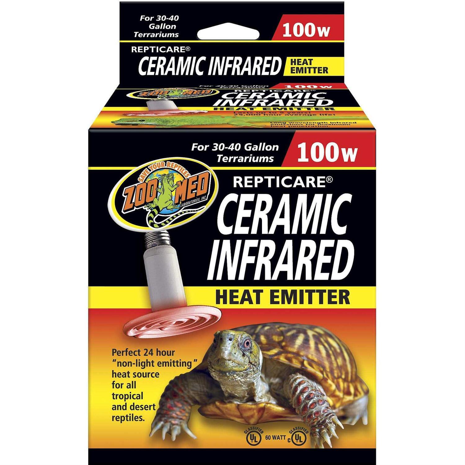 Zoo Med ReptiCare Ceramic Infrared Heat Emitter - Pet Supplies online store
