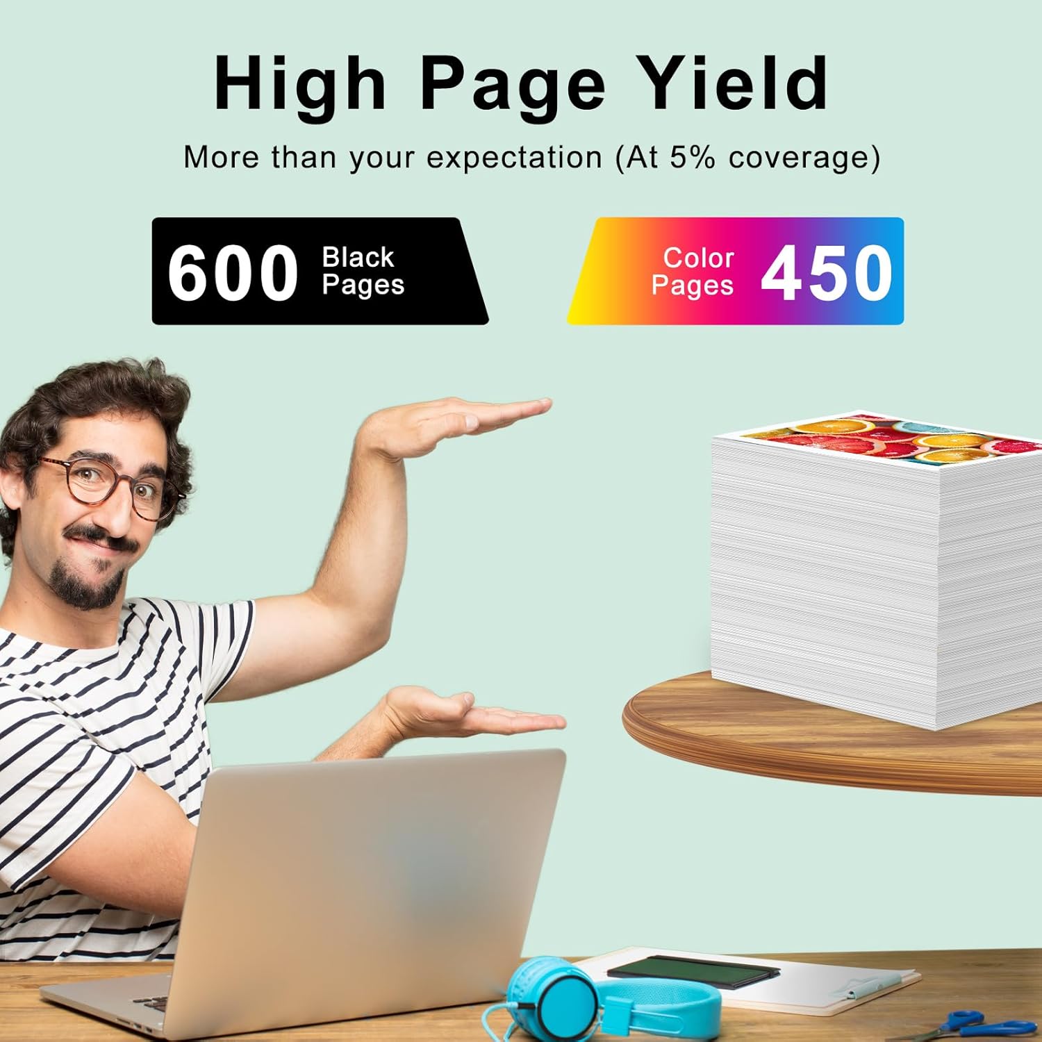 SAILNER Printer Ink 260 and 261 Combo Pack Replacement for Canon 260 and 261 Ink Cartridges for Pixma TS6420a TS6400 TR7020a TS6420 TS5320 TS5300 TR7000 TR7020 Printer 260XL and 261XL Ink Cartridges