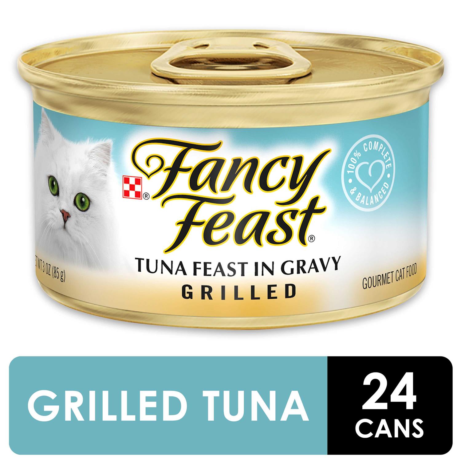 Fancy Feast Grilled Tuna Cat Food, 3-oz, case of 24 - Pet Supplies online store