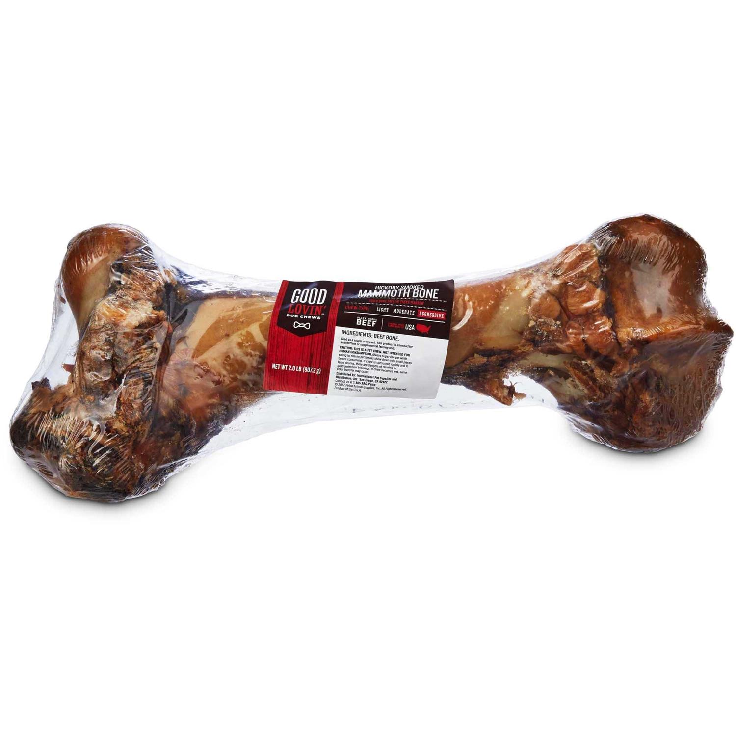 Good Lovin' Hickory Smoked Mammoth Bone Dog Chew - Pet Supplies online store