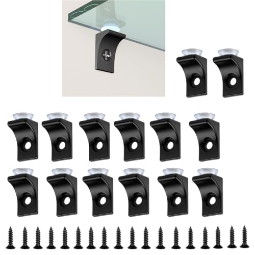 16Pcs Shelf Support Peg Shelf Pins Kit Bracket Shelf Holder Replacement Peg for Support Cabinet Shelf Kitchen Furniture Book Shelves Holder Locking Pins (Round Black)