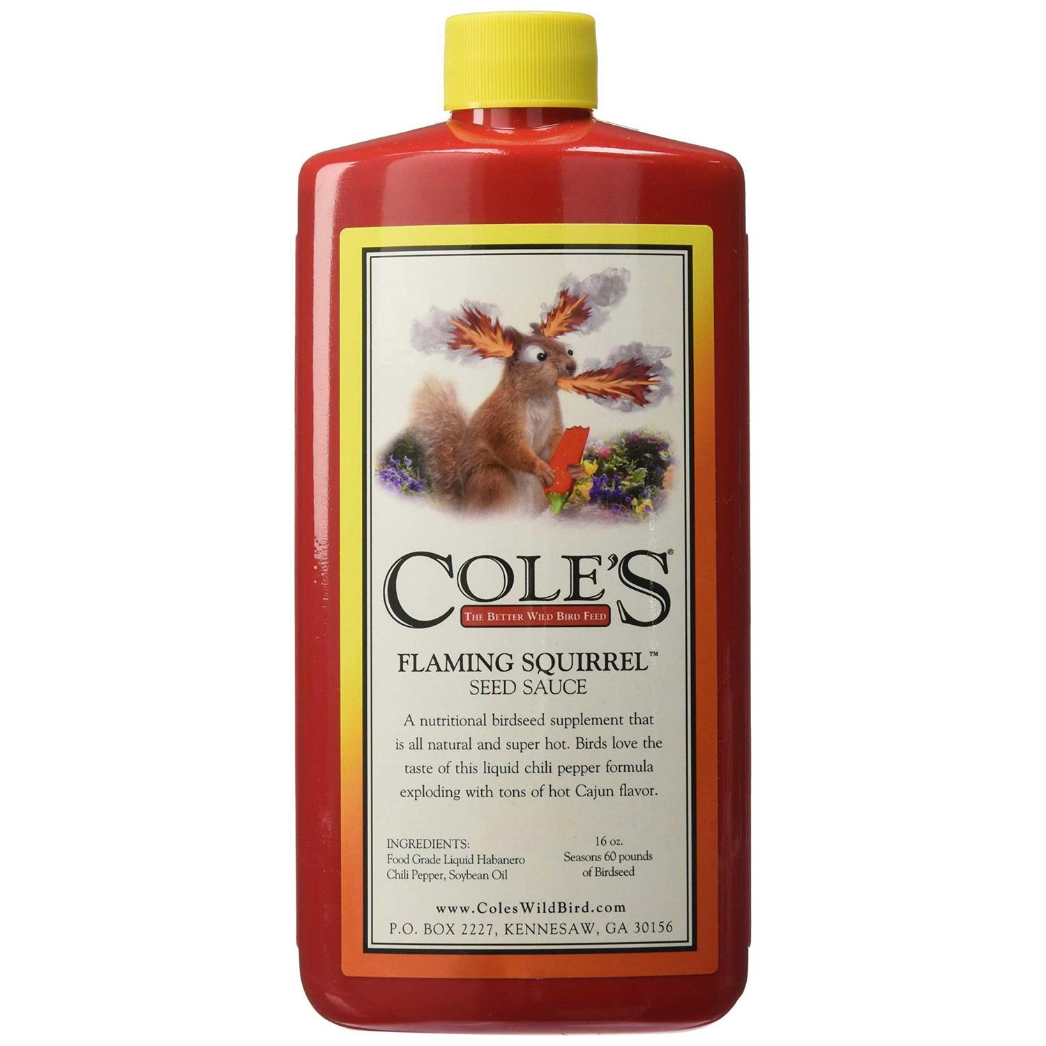 Cole's Flaming Squirrel Seed Sauce - Pet Supplies online store