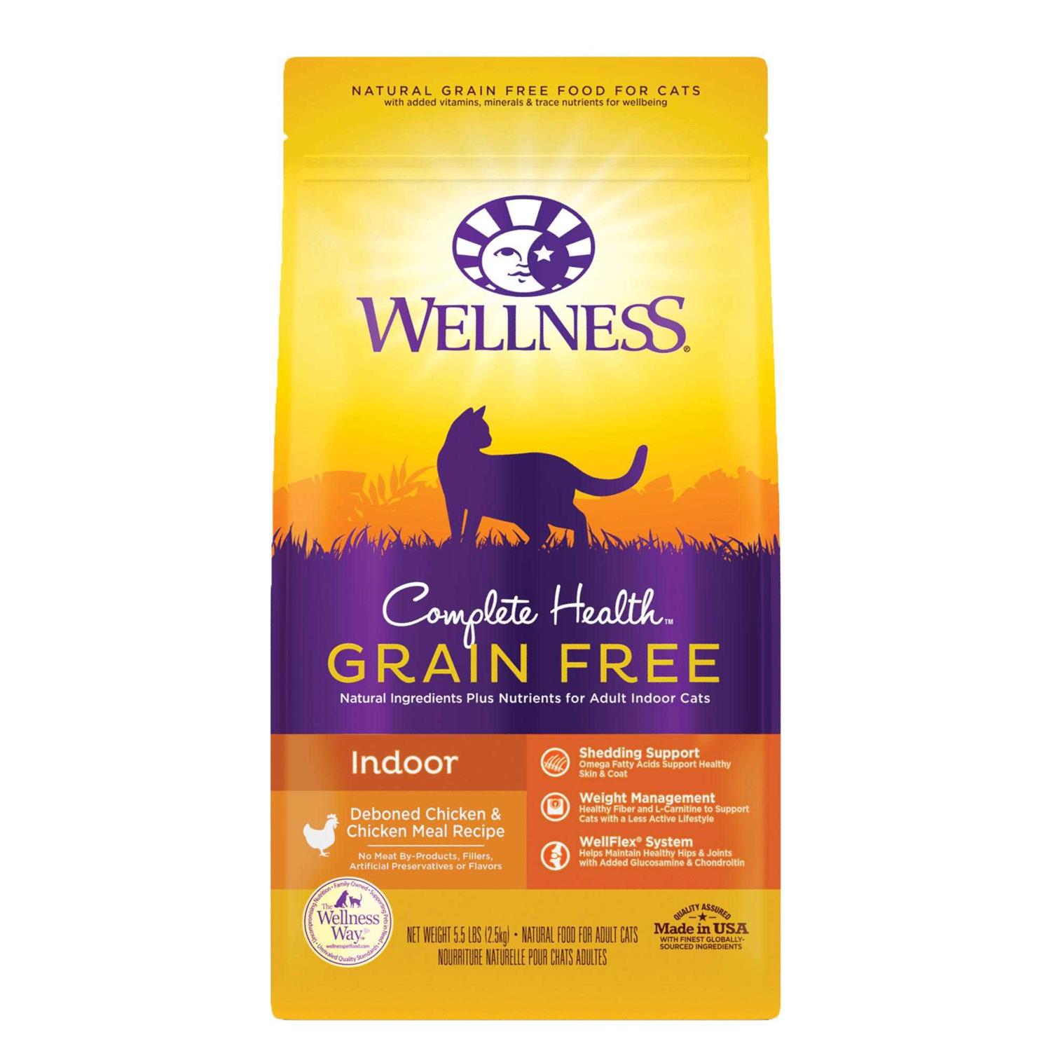 Wellness Complete Health Grain-Free Indoor Deboned Chicken Recipe Dry Cat Food - Pet Supplies online store