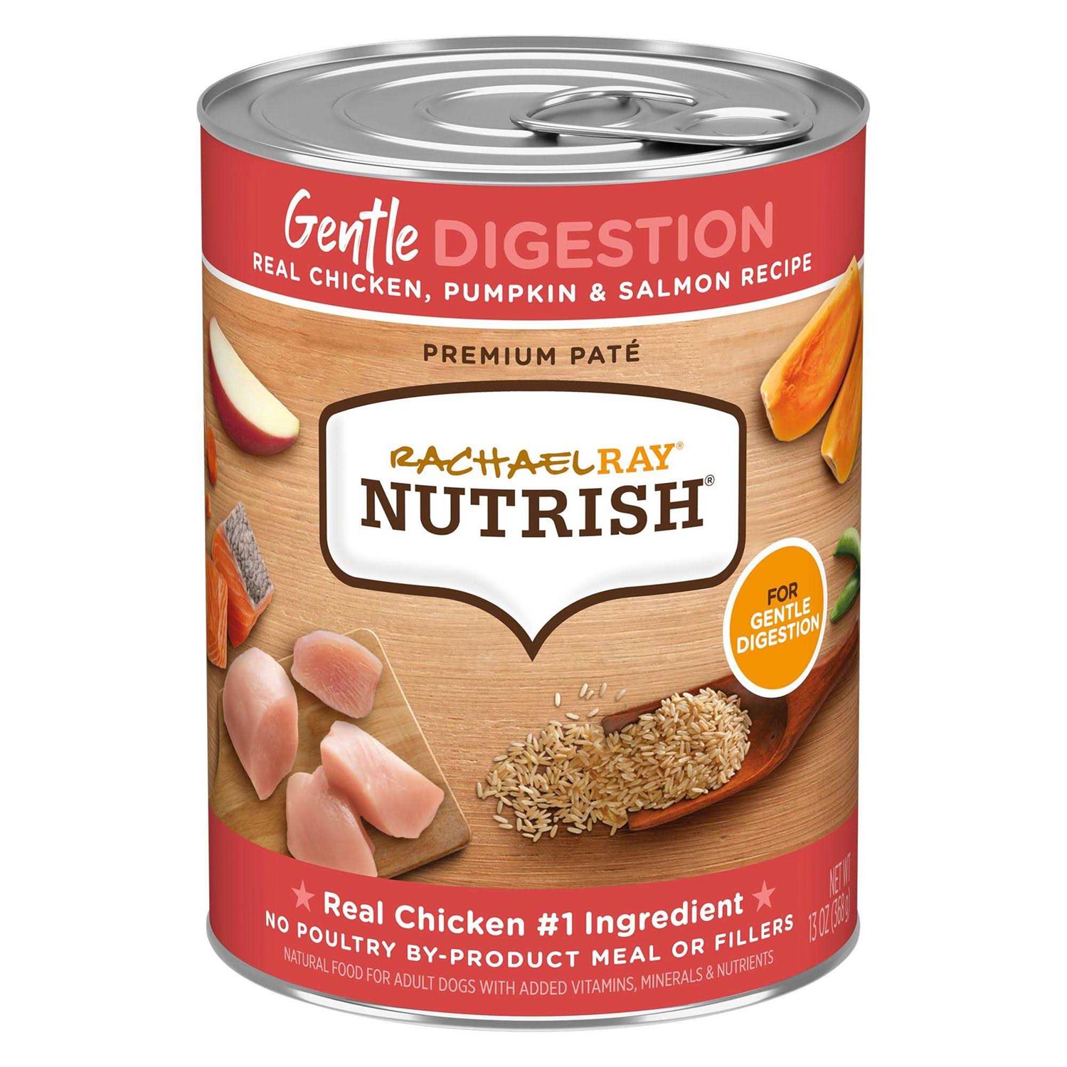 Rachael Ray Nutrish Gentle Digestion Chicken Pumpkin & Salmon Wet Dog Food - Pet Supplies online store