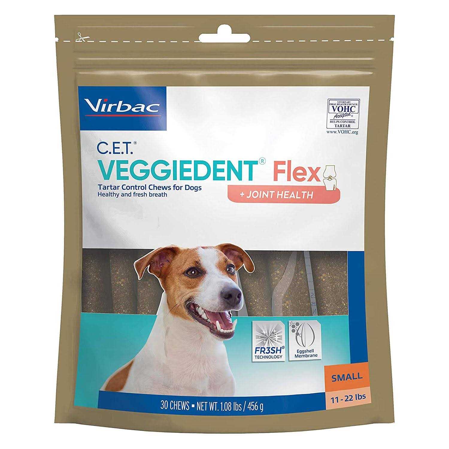Virbac C.E.T. VeggieDent Flex Tartar Control Chews Dogs - Pet Supplies online store