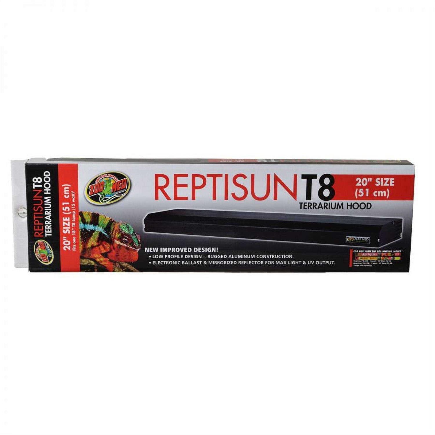 Zoo Med Reptisun T8 Terrarium Hood - Pet Supplies online store