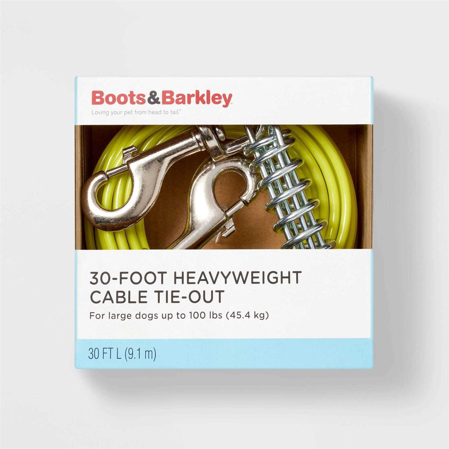 Boots & Barkley Heavyweight Cable Tie-Out for Dogs - Pet Supplies online store