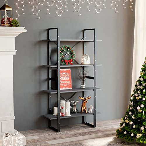 4-Tier Book Cabinet,Cube Shelf,Cube Organizer,Bookshelf,for Living Room, Office, Study, Hallway, White 31.5