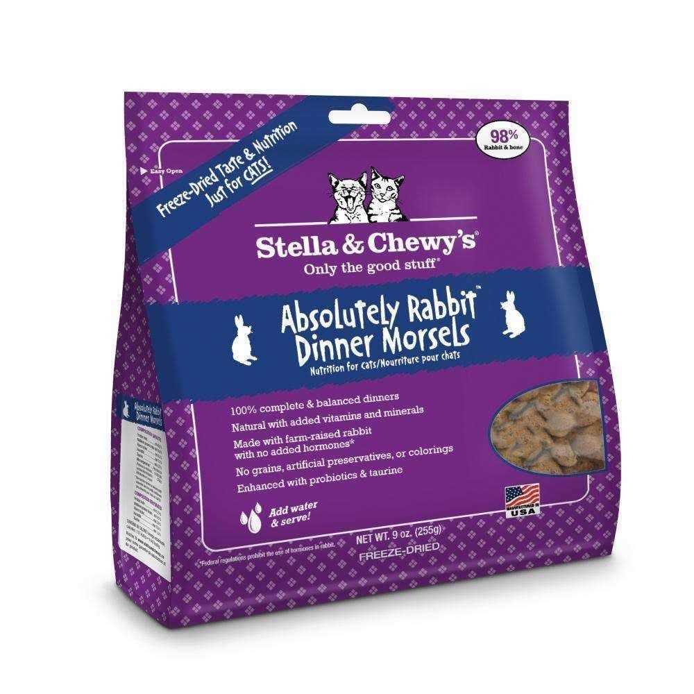 Stella & Chewy's Absolutely Rabbit Dinner Morsels Freeze Dried Cat Food - Pet Supplies online store