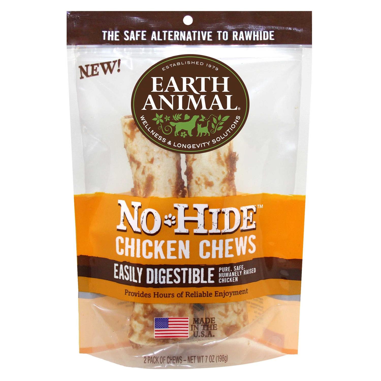 Earth Animal No Hide Chicken Chews - Pet Supplies online store