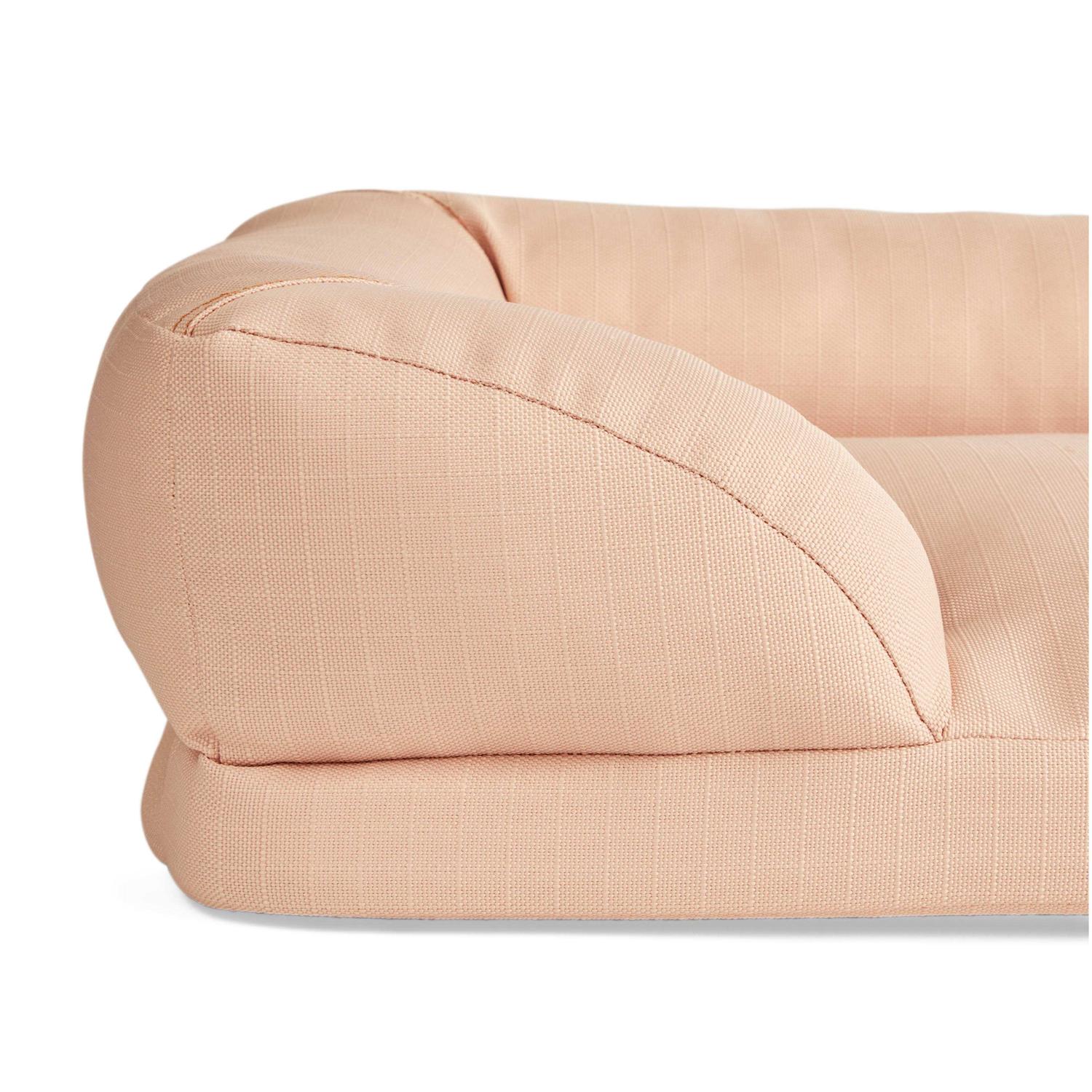 Reddy Durable Recycled Fabric Pink Dog Bed - Pet Supplies online store