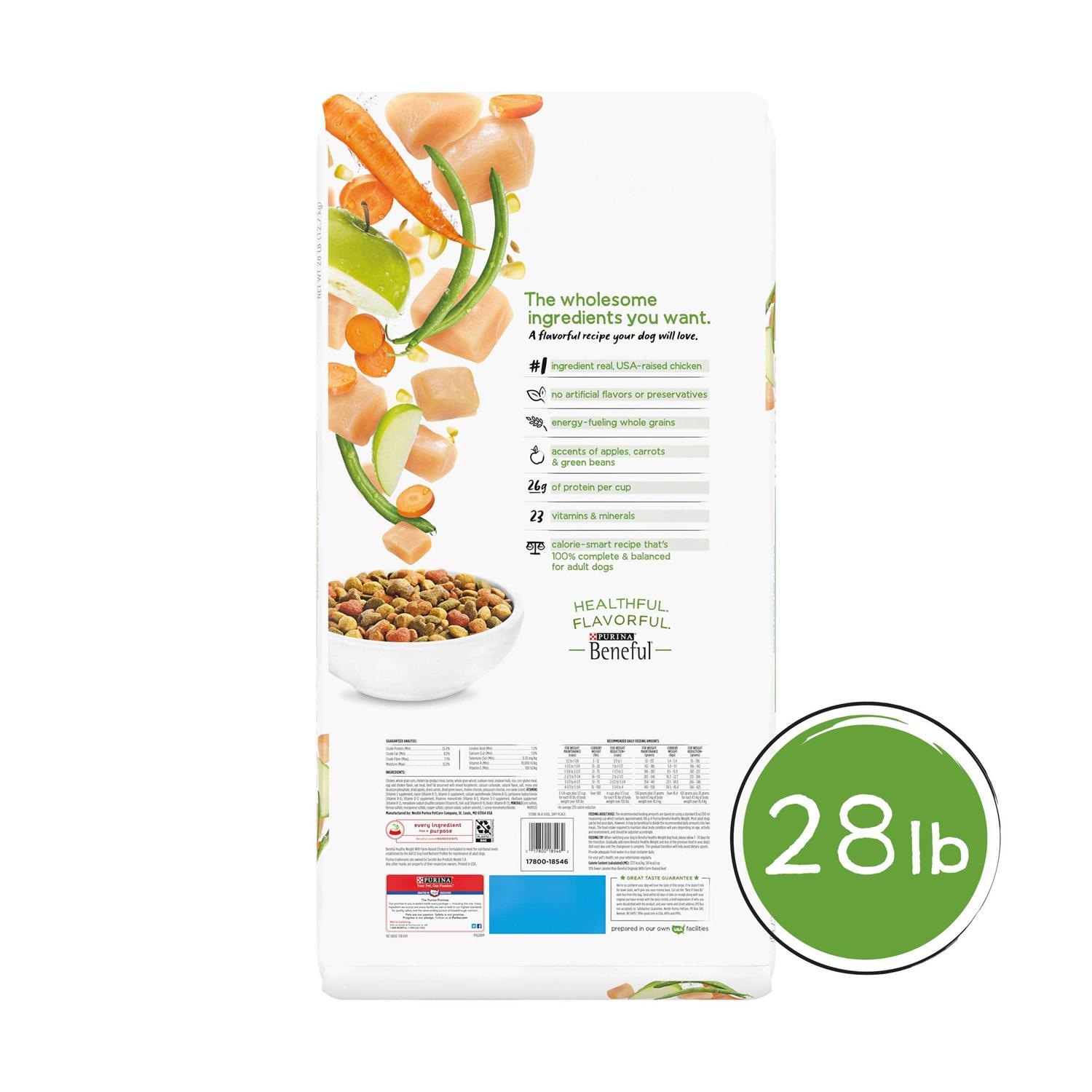 Purina Beneful Healthy Weight Dry Dog Food with Farm-Raised Chicken - Pet Supplies online store