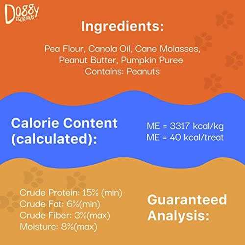 Doggy Delirious Dog Treats Grain Free Peanut Butter Bones - Pet Supplies online store