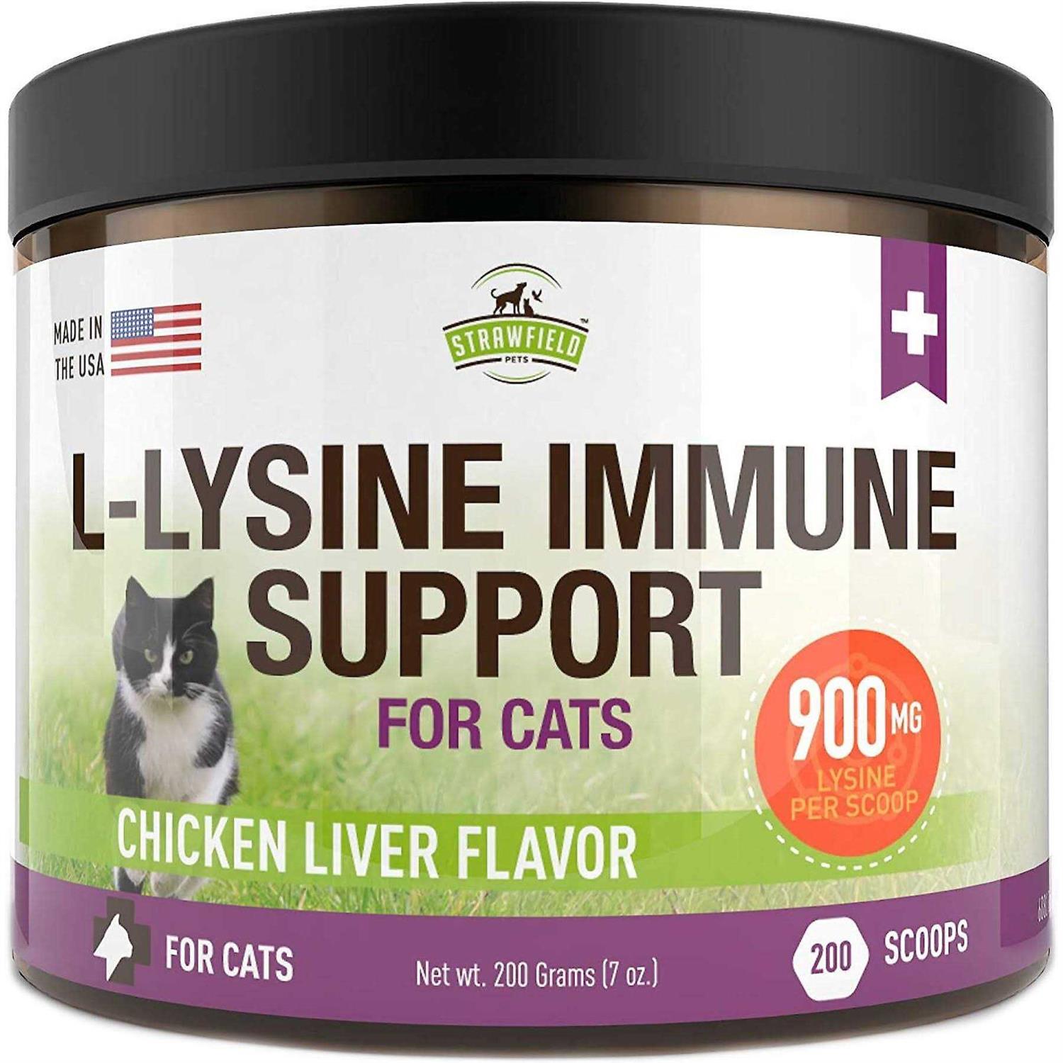 Strawfield Pets L-Lysine for Cats Supplement Powder Granules for Cat Cold - Pet Supplies online store
