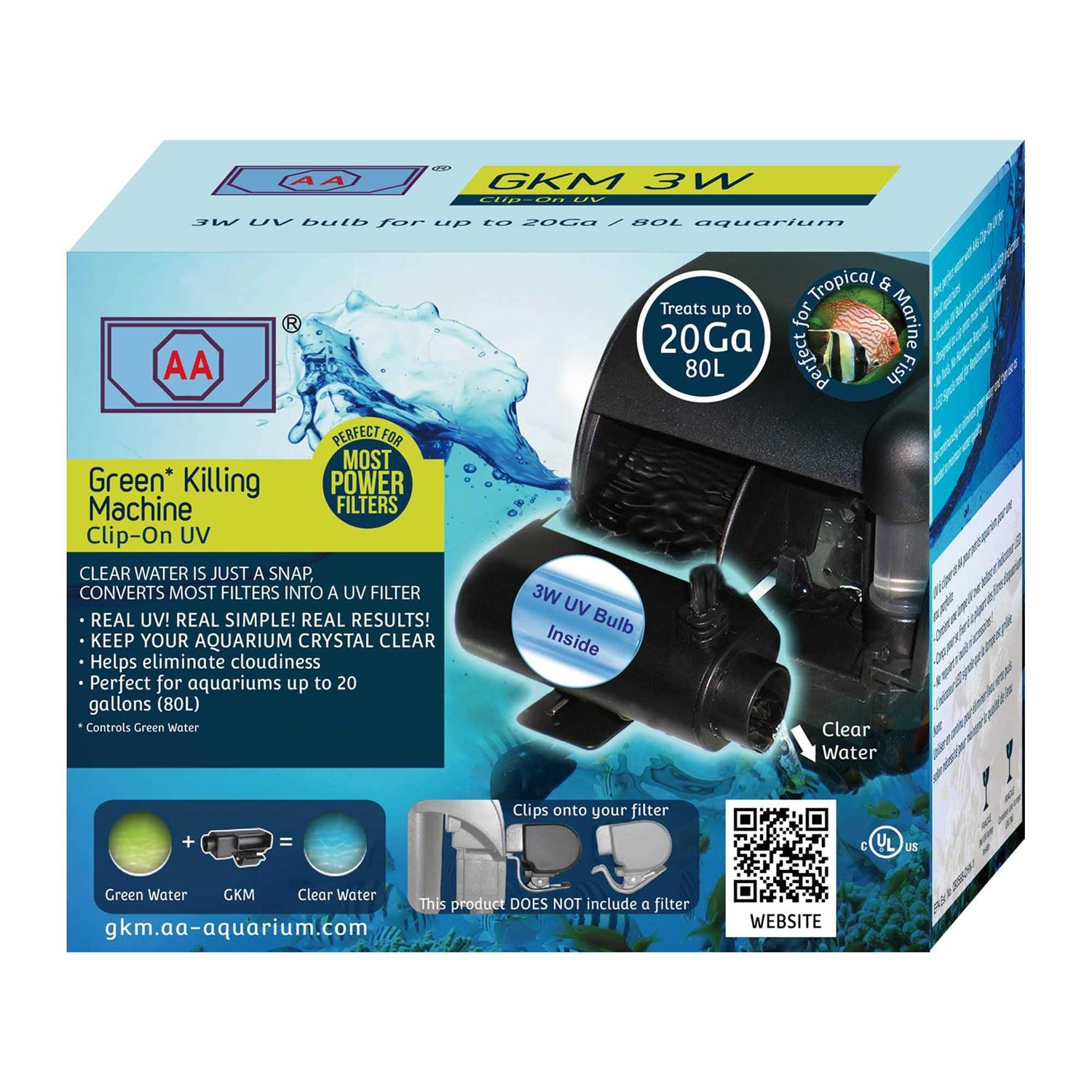 AA Aquarium Green Killing Machine Clip-On UV System - Pet Supplies online store
