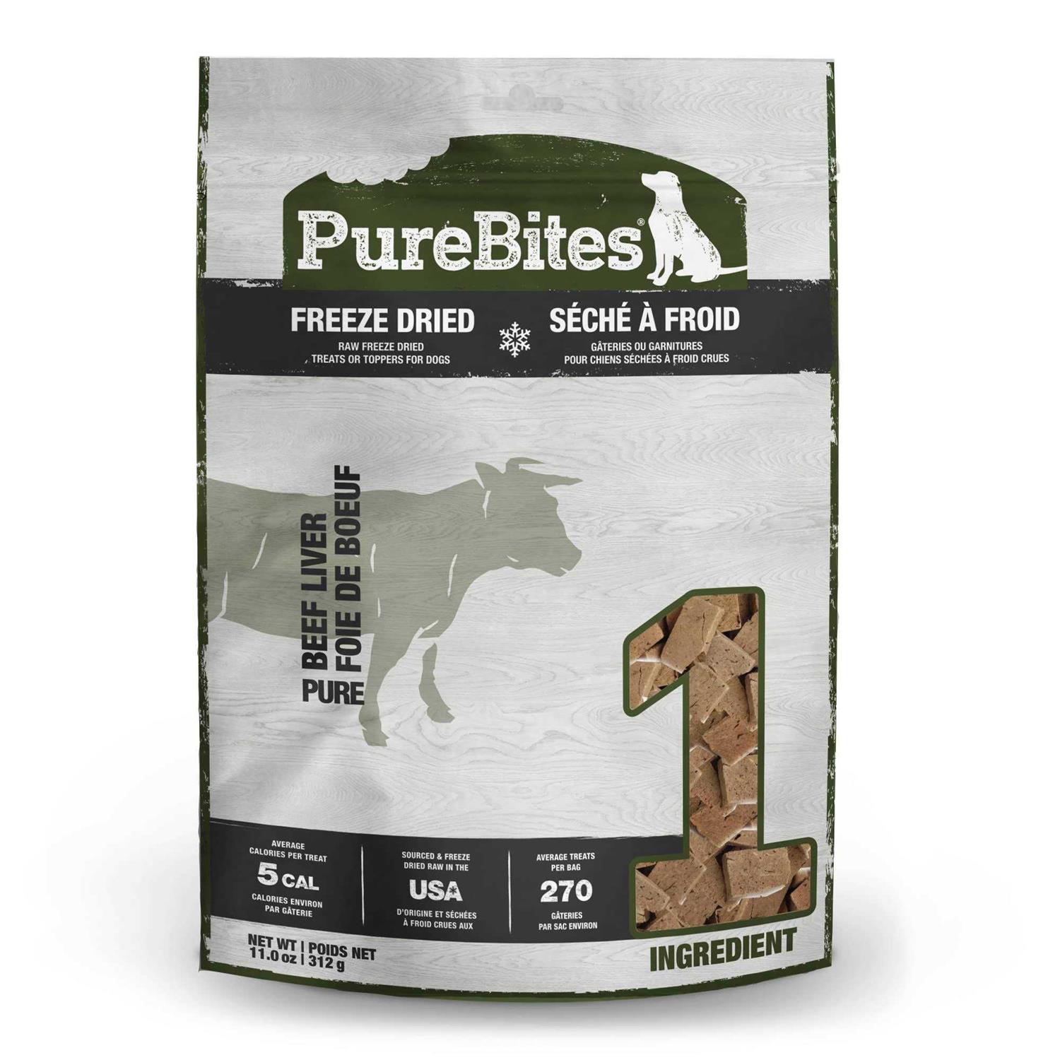 PureBites Freeze Dried Beef Liver Dog Treats - Pet Supplies online store