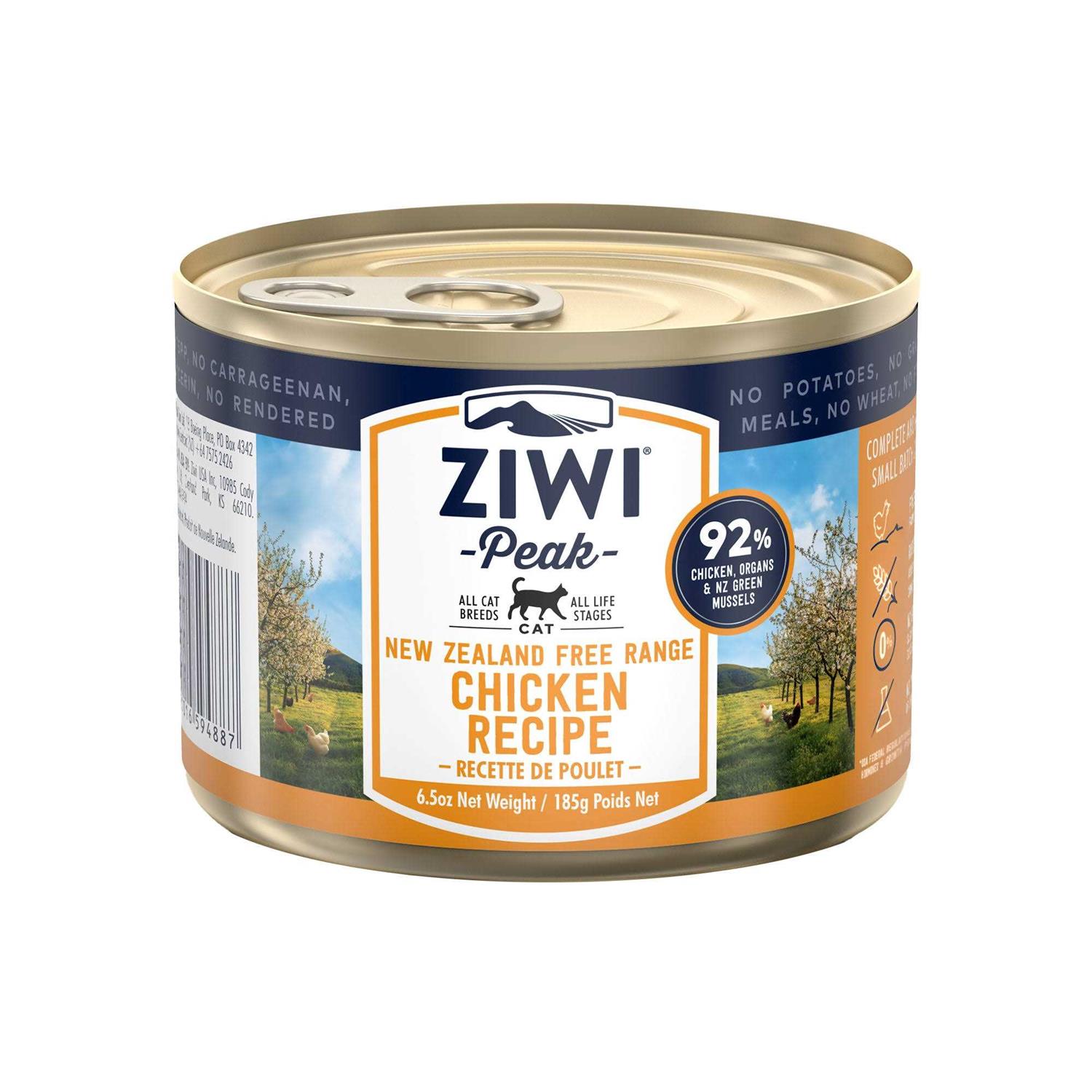 Ziwi Peak Chicken Recipe Canned Cat Food - Pet Supplies online store