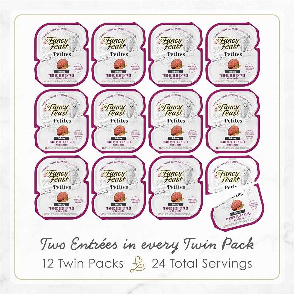 Purina Fancy Feast Petites Gravy Wet Cat Food Tender Beef with Carrots - Pet Supplies online store
