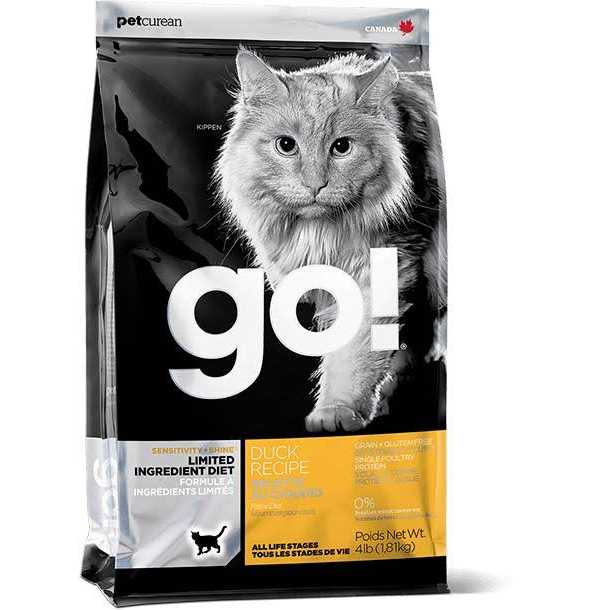 Go! Solutions Sensitivities Limited Ingredient Duck Recipe Dry Cat Food - Pet Supplies online store