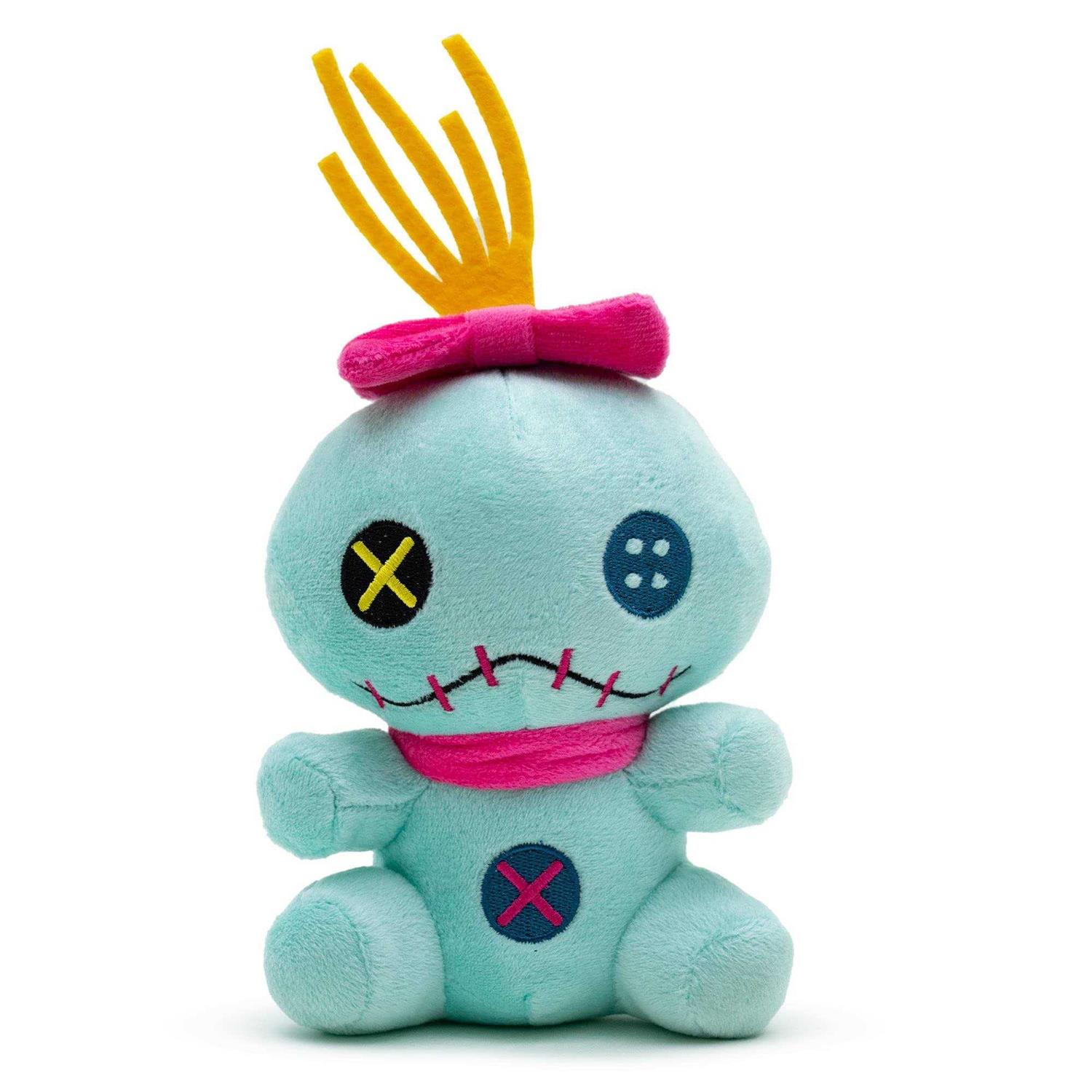 Buckle-Down Dog Toy Squeaker Plush Lilo and Stitch Scrump Sitting Pose - Pet Supplies online store