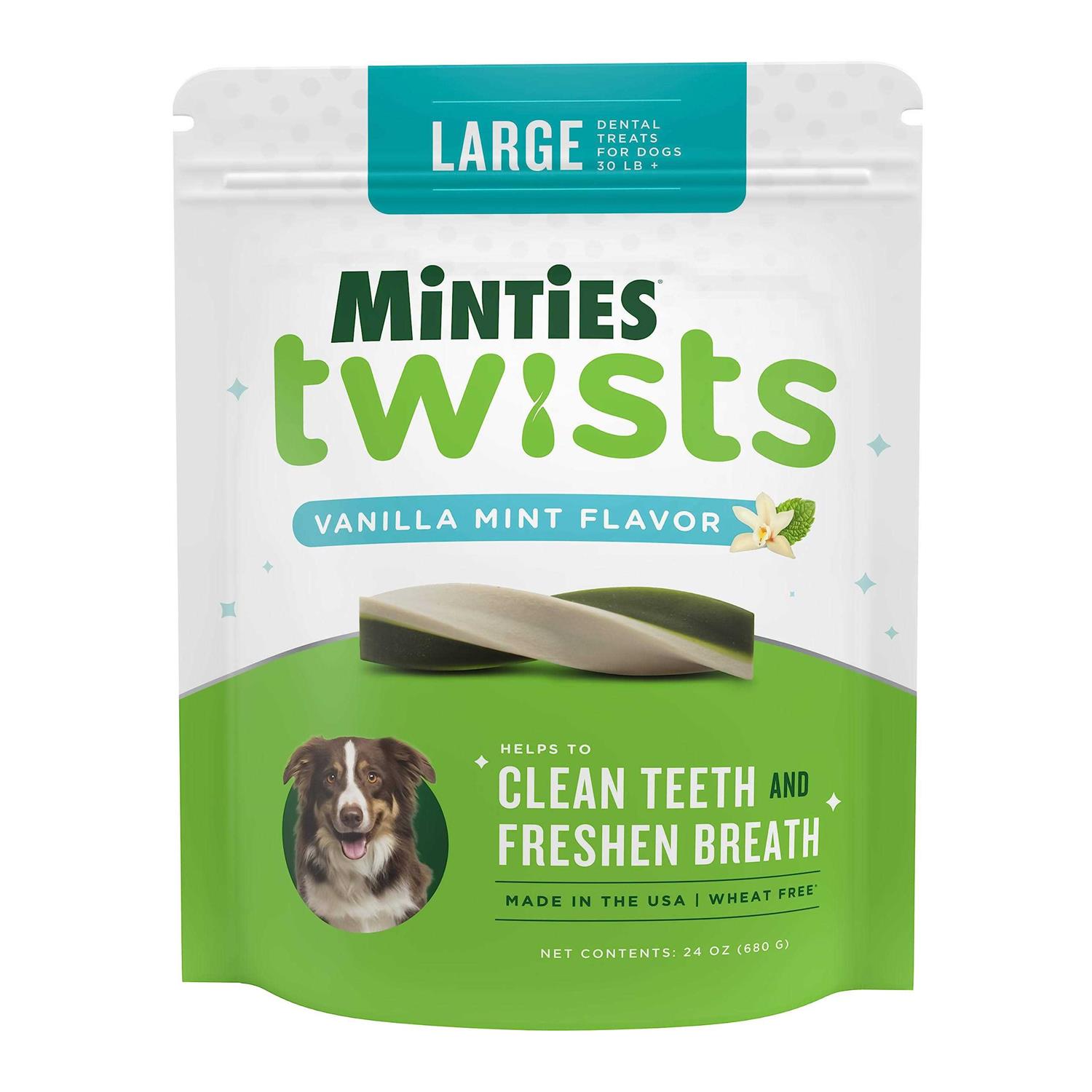 Sergeants Minties Twists Dental Treats - Pet Supplies online store