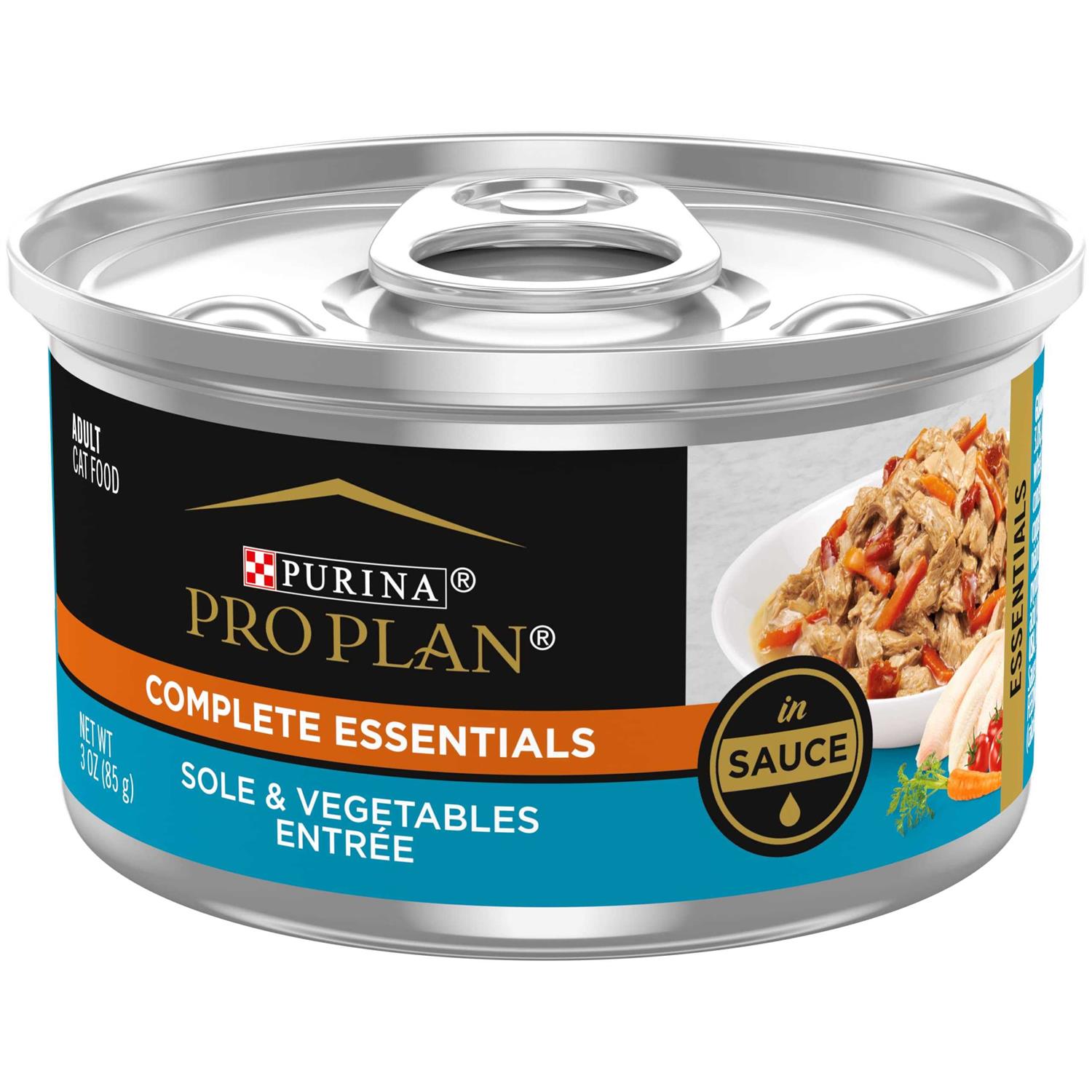 Purina Pro Plan Wet Sole & Vegetable Entree in Sauce Cat Food - Pet Supplies online store