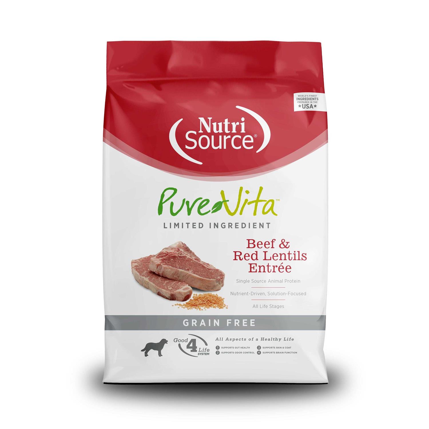 PureVita Beef & Red Lentils Grain Free Dry Dog Food - Pet Supplies online store