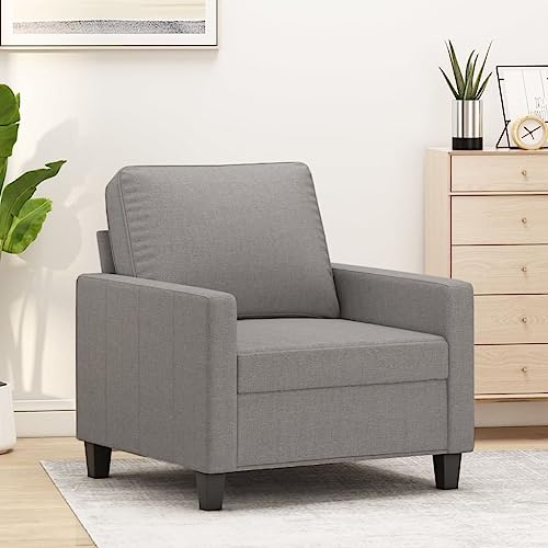 Sofa Chair,Upholstered Sofas,Modern Sofas,Living Room Furniture Sets,Seating Furniture,Centre Sofas,for Living Room,Bedroom,Apartment,Office, Light Gray 23.6