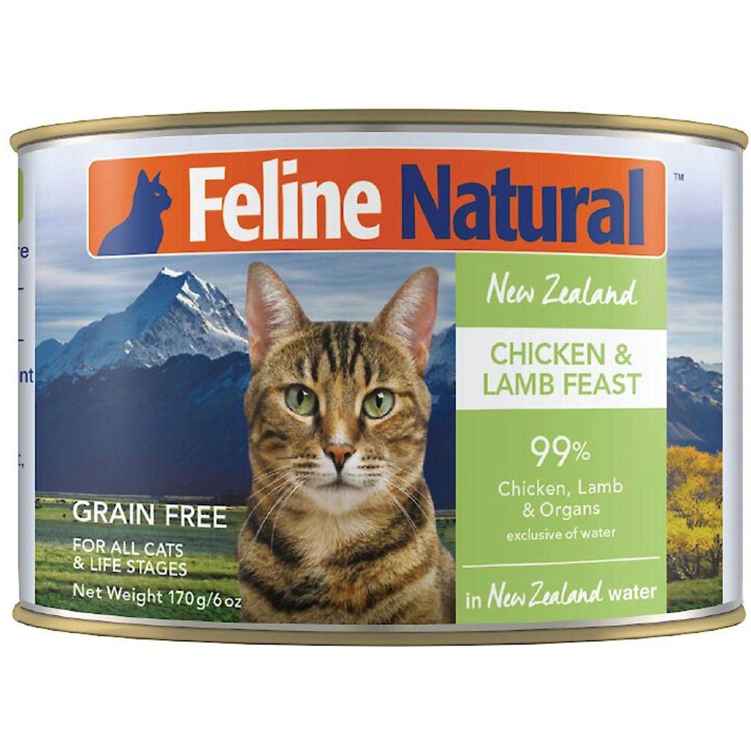 Feline Natural Canned Chicken & Lamb Feast Cat Food - Pet Supplies online store