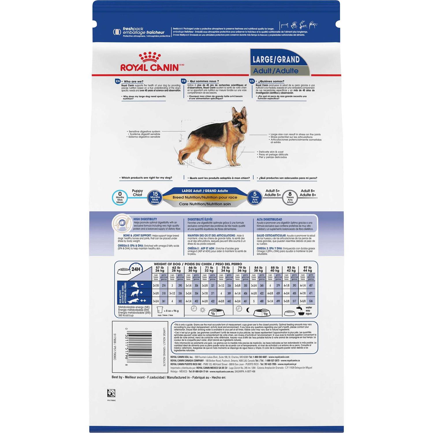 Royal Canin Large Breed Adult Dog Dry Food - Pet Supplies online store