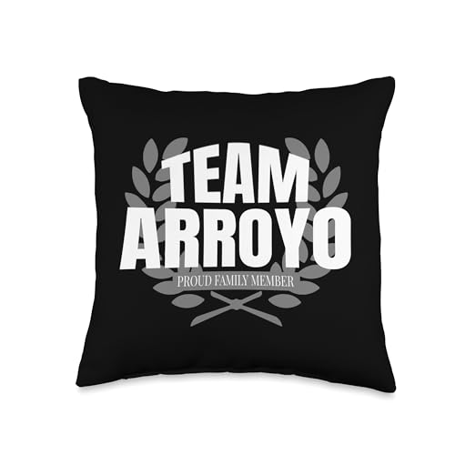 Team Arroyo Proud Family Member Arroyo Throw Pillow