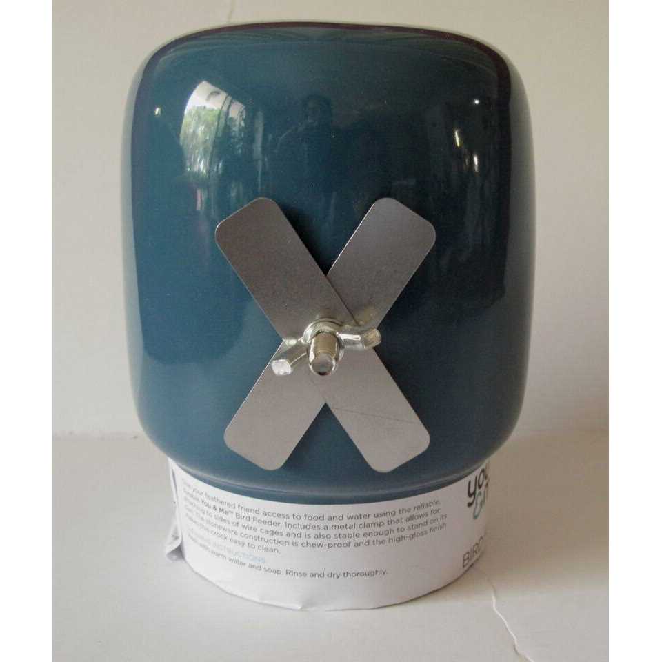 You & Me Curved Bird Crock with Clamp - Pet Supplies online store