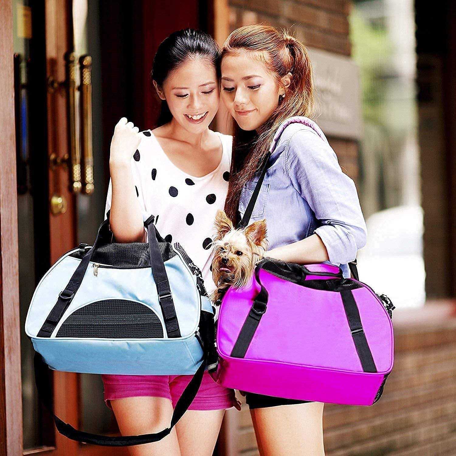 ZaneSun Cat Carrier,Soft-Sided Pet Travel Carrier for Cats,Dogs Puppy Comfort Portable Foldable Pet Bag Airline Approved - Pet Supplies online store