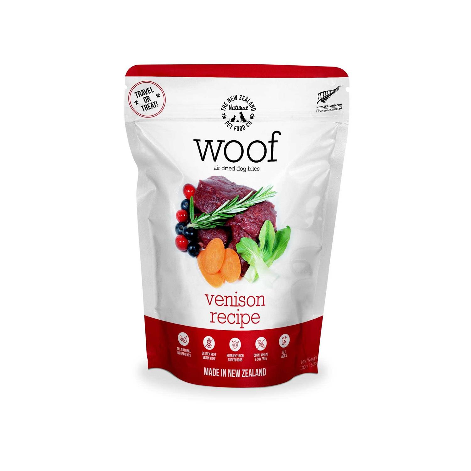 Woof Venison Air Dried Food - Pet Supplies online store