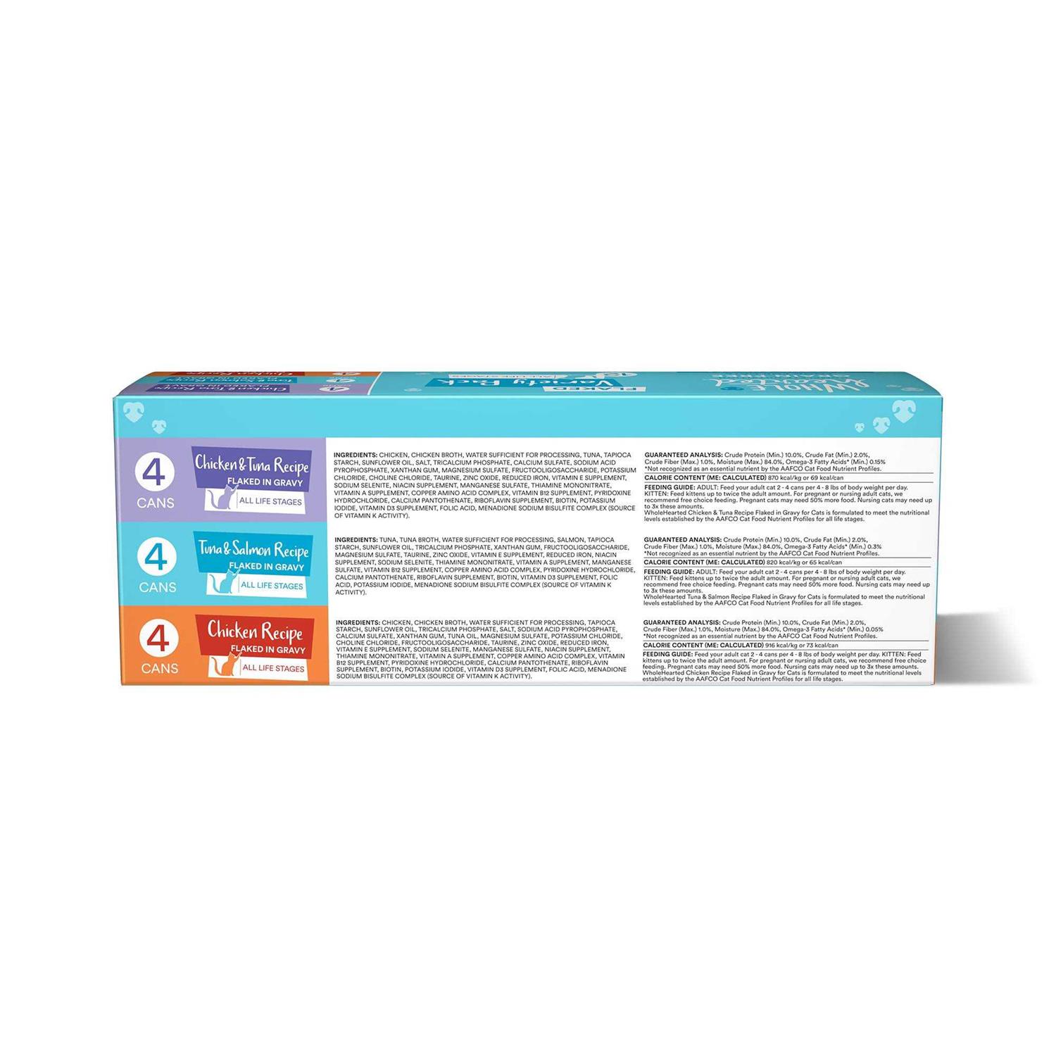 WholeHearted Grain Free By Land & Sea Wet Cat Food Variety Pack - Pet Supplies online store