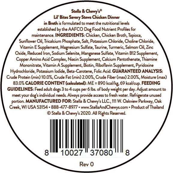 Stella & Chewy's Lil Bites Savory Stews - Pet Supplies online store