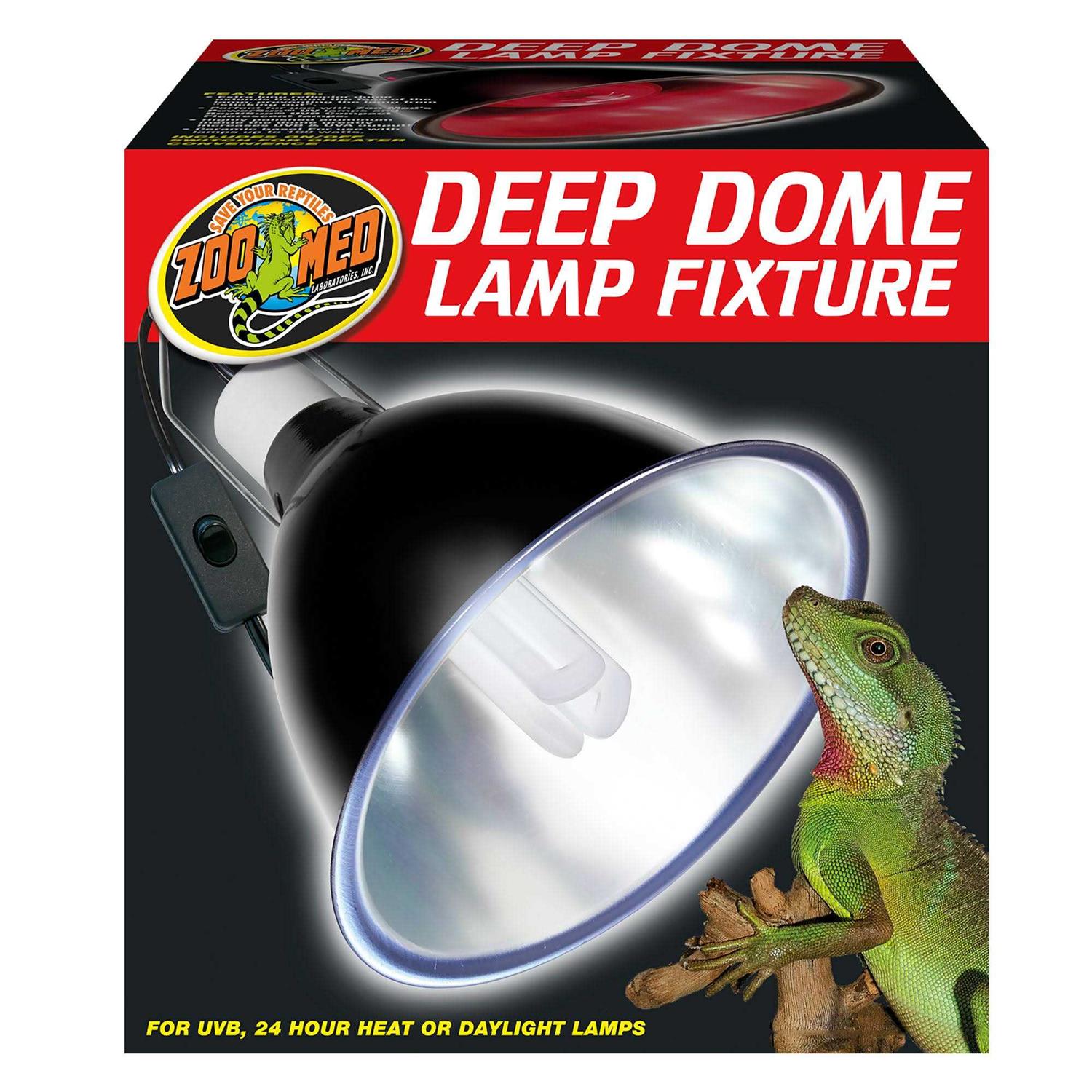 Zoo Med Deep Dome Lamp Fixture - Pet Supplies online store