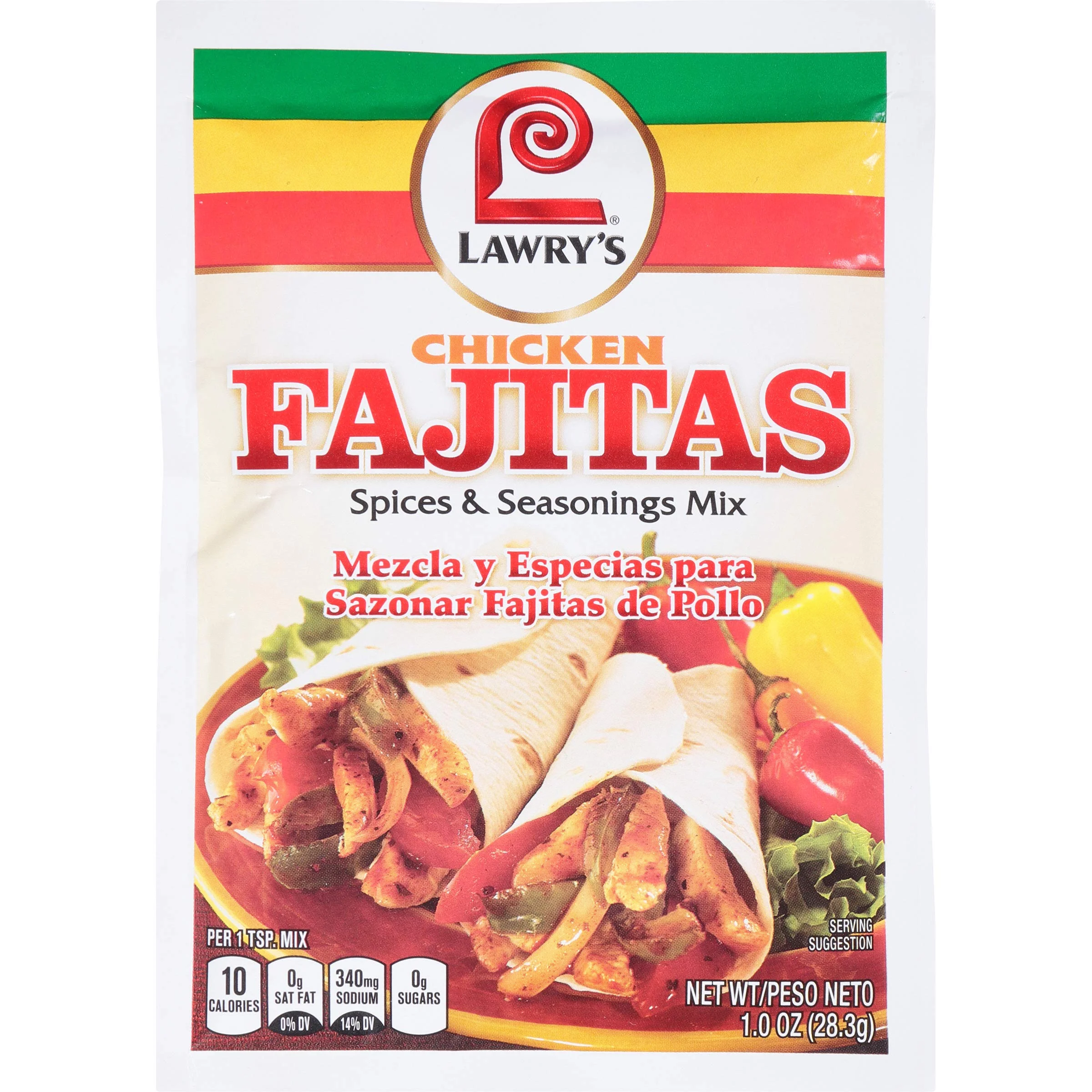 Lawry,S Mix, Fajita, Chicken, 1-Ounce (Pack Of 12)